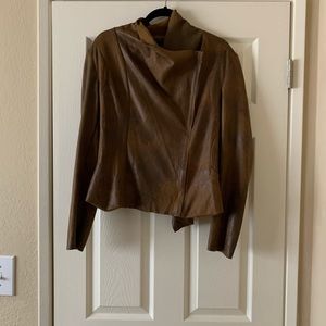 Faux leather  jacket